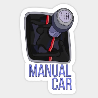 Manual Car Sticker